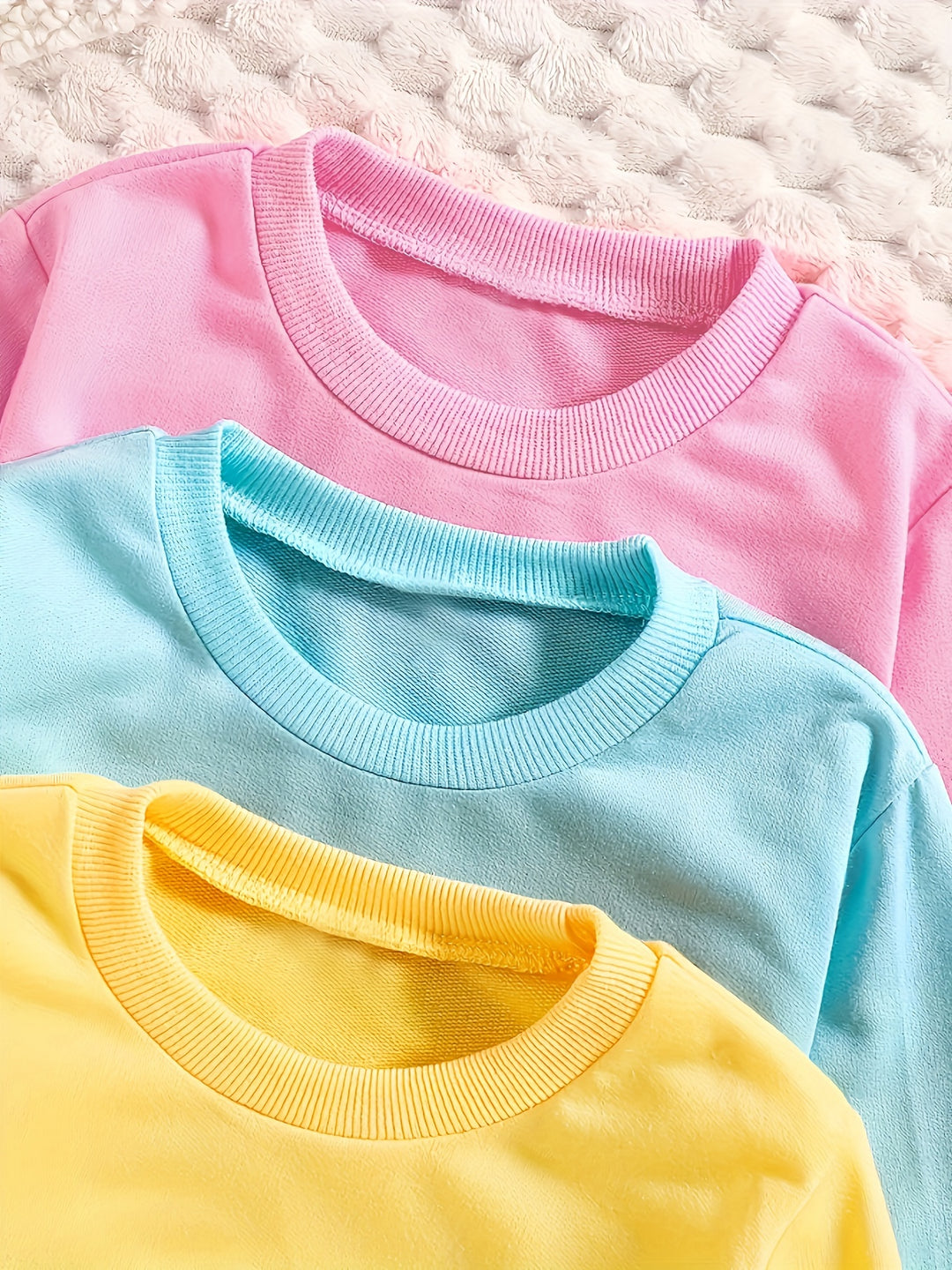 3pcs Girls' Unicorn Sweatshirt Collection