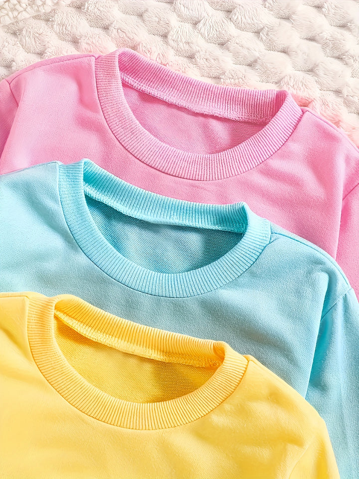 3pcs Girls' Unicorn Sweatshirt Collection