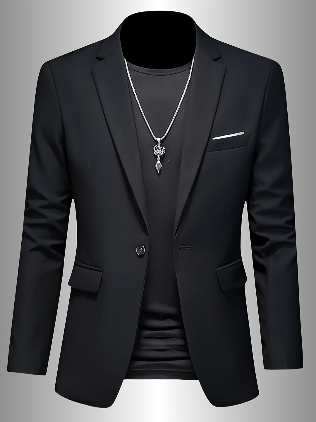 Men's Casual Suit Jacket, Slim Fit Stylish Blazer