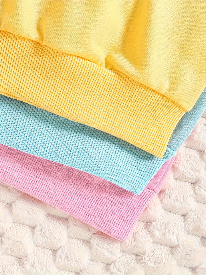 3pcs Girls' Unicorn Sweatshirt Collection