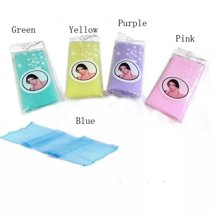 1pc Body Nylon Wash Cloth Mesh Body Scrub Bennys Beauty World