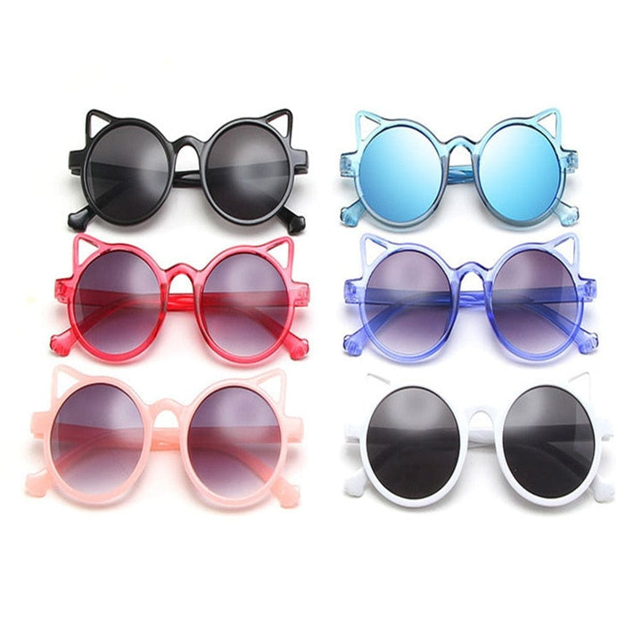 1pc Children Cat Eyes Sunglasses Square Glasses Bennys Beauty World