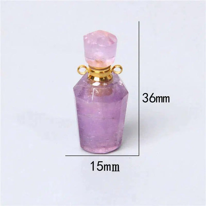 1pc Natural green Fluorite Charm quartz crystal stone necklace pendants Bennys Beauty World