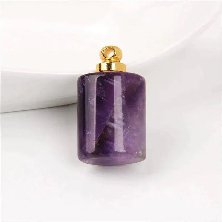 1pc Natural green Fluorite Charm quartz crystal stone necklace pendants Bennys Beauty World