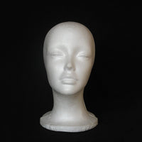 1pcs Styrofoam Mannequin  Display Foam Mannequin Head Bennys Beauty World