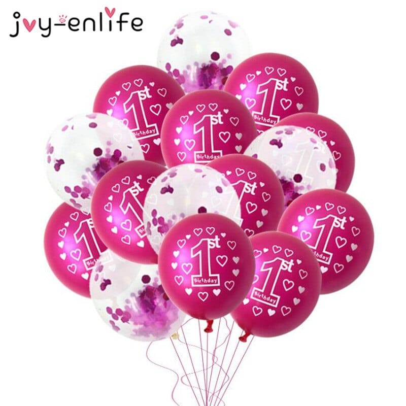 1st Birthday Balloon One 1 Year Old First Happy Birthday Party Decor Bennys Beauty World
