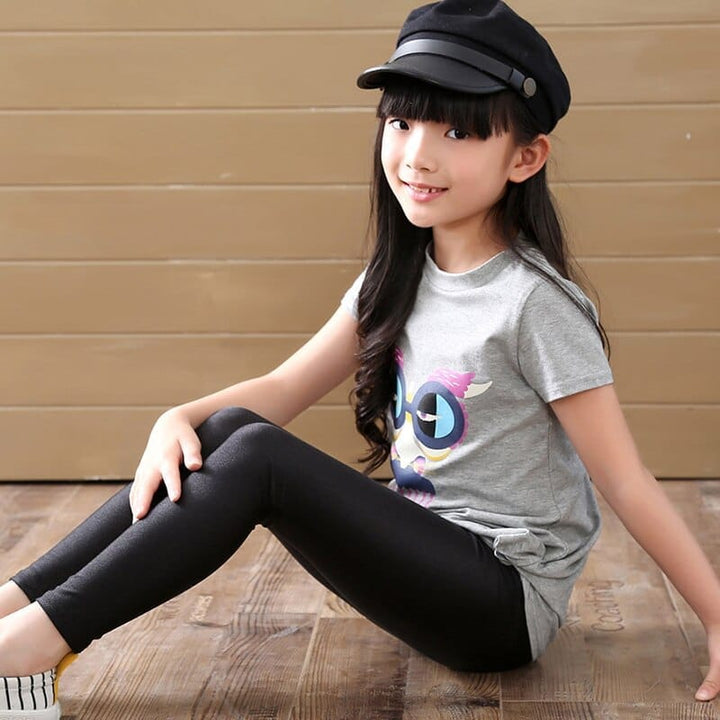 2-14 Years Girls Skinny Long Pants Summer Leggings Bennys Beauty World