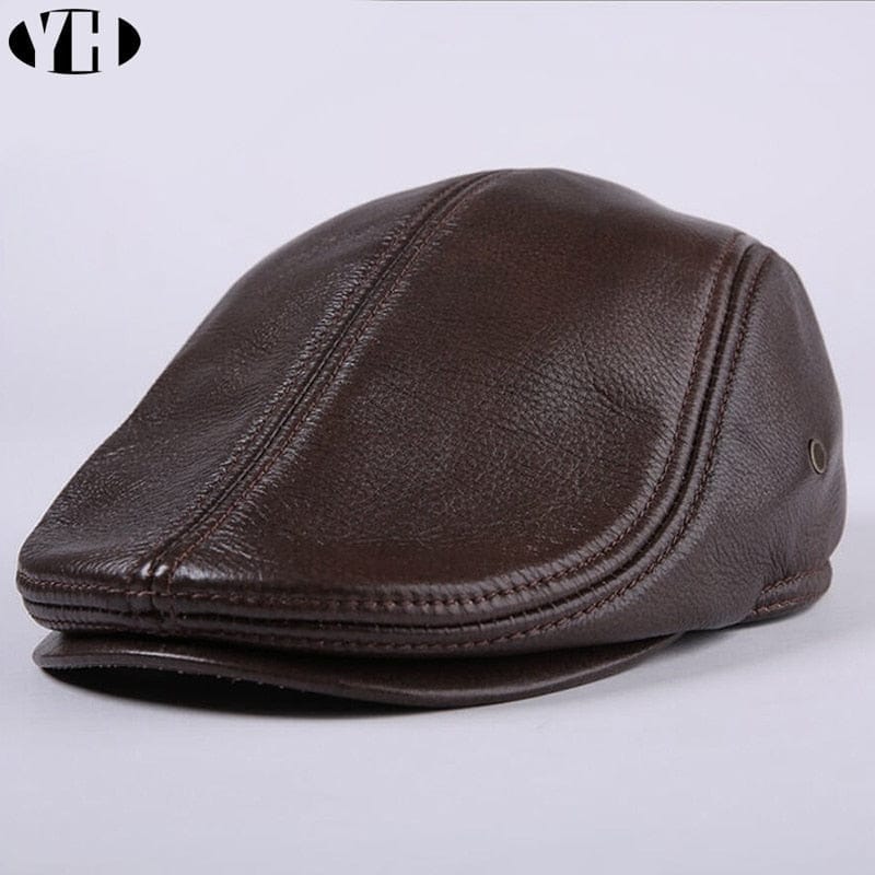 2020 Brand New Men's  Leather  baseball Cap Bennys Beauty World