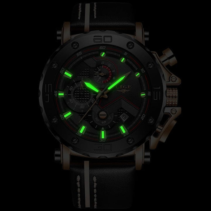 2020 LIGE New Fashion Men's Watches Top Brand Luxury Military Quartz Watch Bennys Beauty World