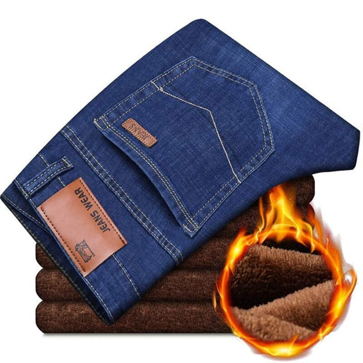 2020 New Men Warm Jeans High Quality Famous Brand  Winter Jeans Bennys Beauty World