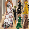2021 Summer Sexy Women Elegant Polka Dot Print Boho Maxi Dresses Bennys Beauty World