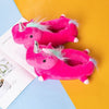 2021 new cute colorful velvet unicorn plush shoes Bennys Beauty World