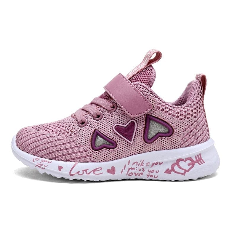 2022 Girls Casual Shoes Light Mesh Sneakers For Kids Bennys Beauty World