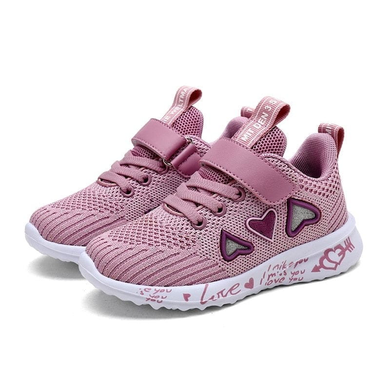 2022 Girls Casual Shoes Light Mesh Sneakers For Kids Bennys Beauty World