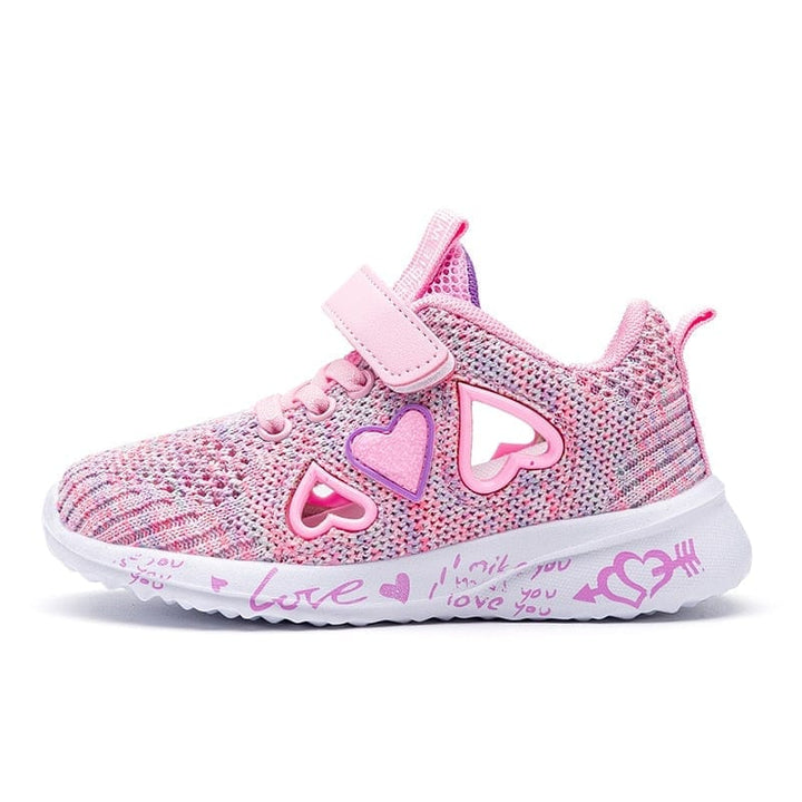 2022 Girls Casual Shoes Light Mesh Sneakers For Kids Bennys Beauty World