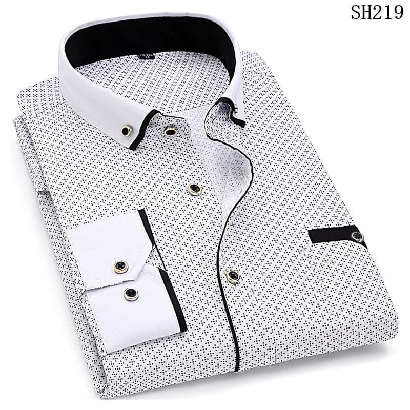 2022 Men's Fashion Casual Long Sleeved Printed Shirt BENNYS 