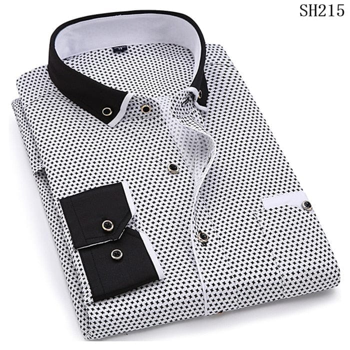 2022 Men's Fashion Casual Long Sleeved Printed Shirt BENNYS 