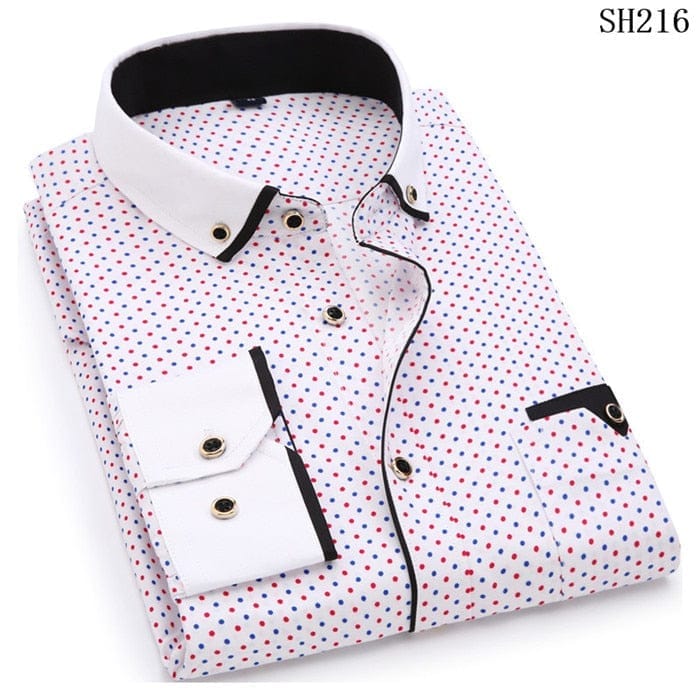 2022 Men's Fashion Casual Long Sleeved Printed Shirt BENNYS 