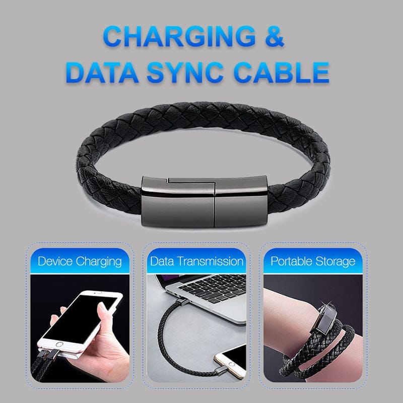 2022 New Bracelet Charger USB Charging Cable Data Charging Cord For I Phone14 Bennys Beauty World