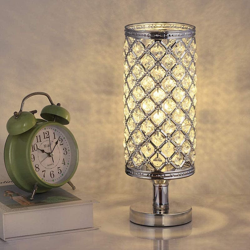 2022 New Modern Crystal Table Lamp With Stylish Personality And Warm Bedside Decoration For Bedroom And Living Room Bennys Beauty World