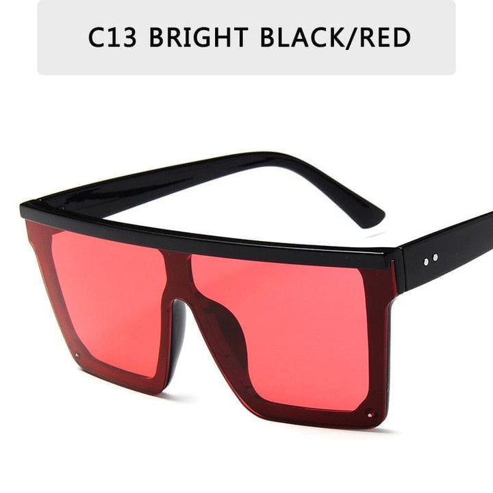 2022 Oversized Sunglasses Women Big Frame Square  Sun Glasses Bennys Beauty World