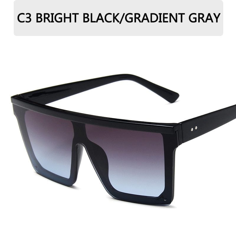 2022 Oversized Sunglasses Women Big Frame Square  Sun Glasses Bennys Beauty World