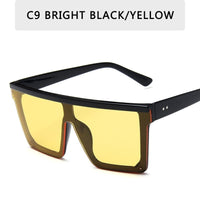 2022 Oversized Sunglasses Women Big Frame Square  Sun Glasses Bennys Beauty World