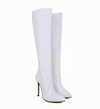 2022 P Leather Boots Women's Solid Color Long Boots Bennys Beauty World