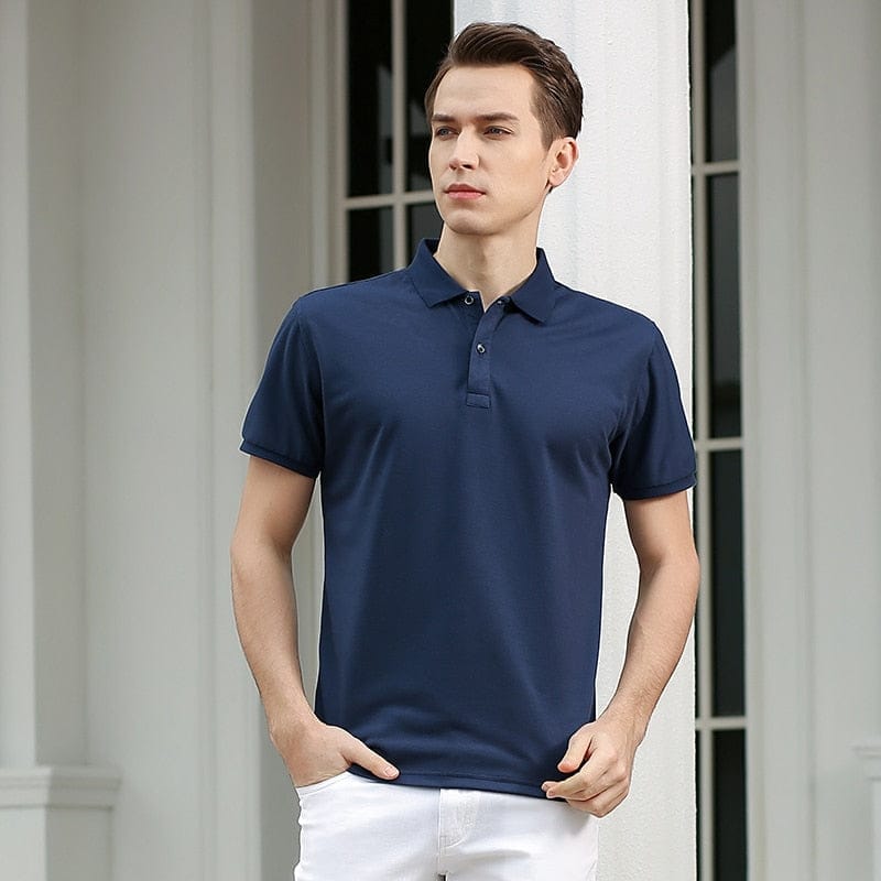 2022 Summer Brand New Business Casual Style Polo Shirts For Men Bennys Beauty World