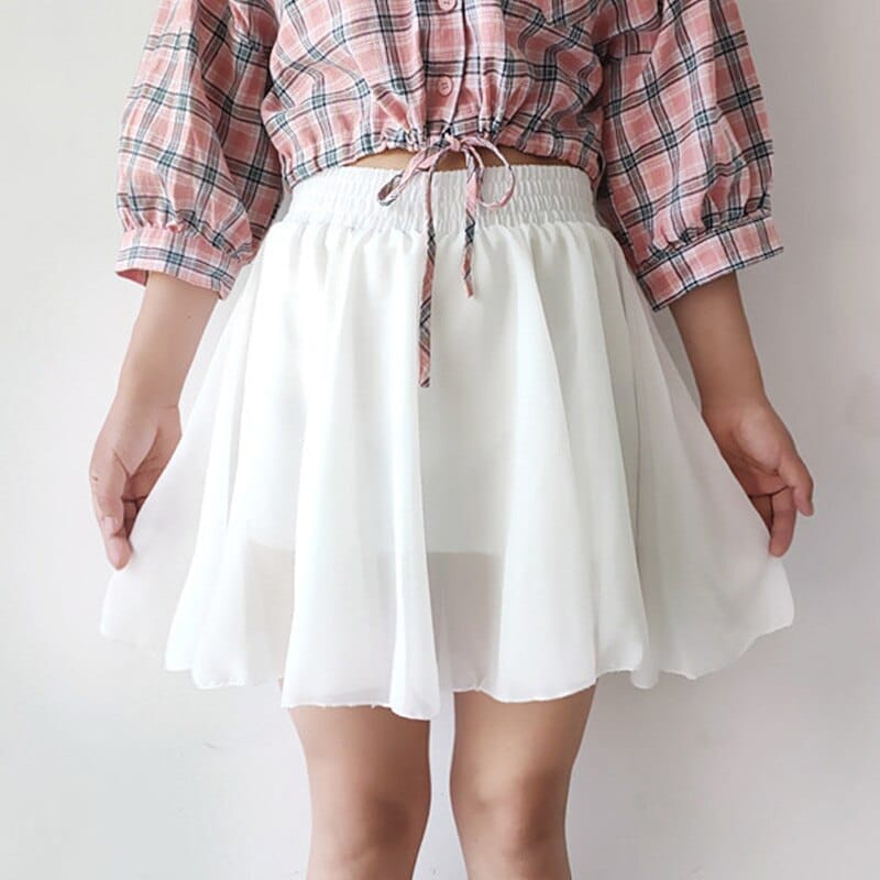 Chiffon mini hotsell skirt uk