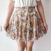 2022 Summer Skirt Women High Waist Chiffon Mini Skirt Bennys Beauty World