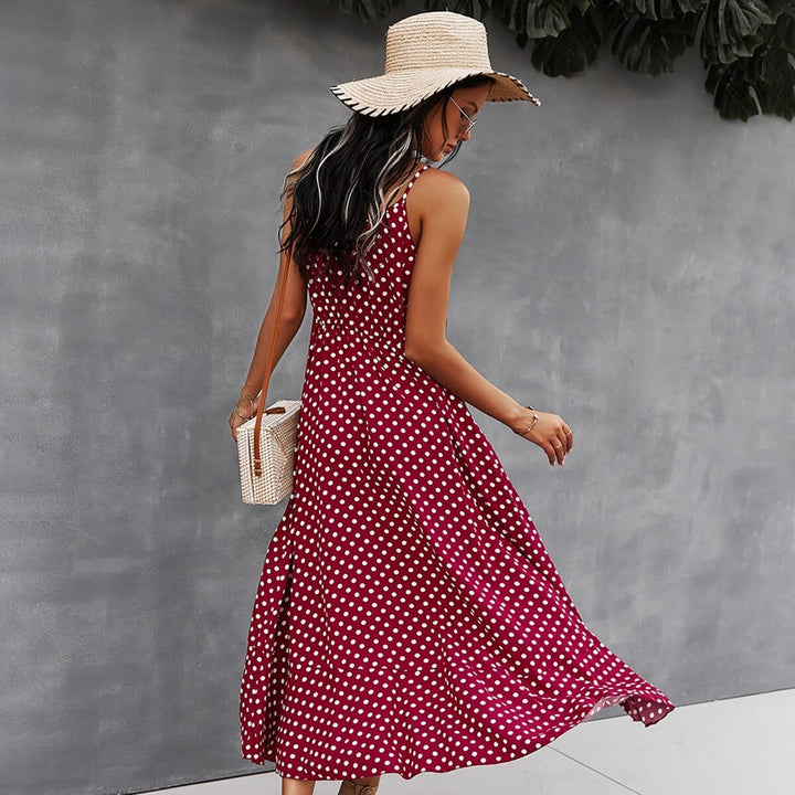 2022 Summer Women Midi Sundress Boho Beach Sexy Dress Bennys Beauty World