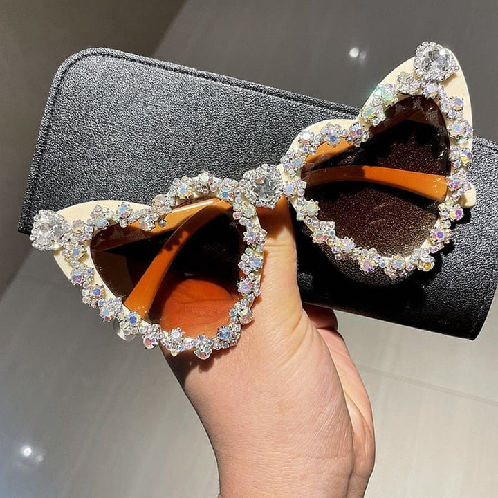 2022 Vintage Sexy Heart Sunglasses For Women Bennys Beauty World