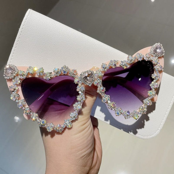 2022 Vintage Sexy Heart Sunglasses For Women Bennys Beauty World