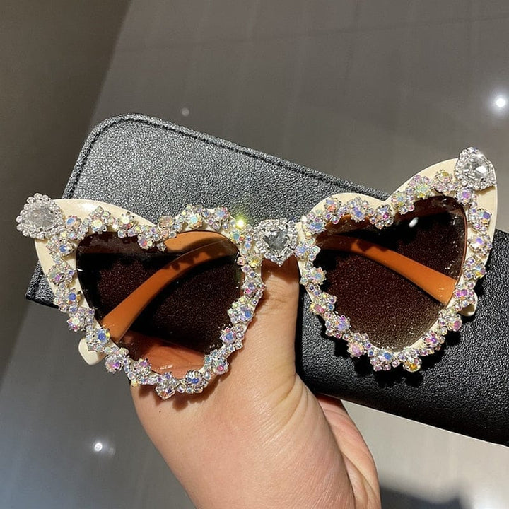 2022 Vintage Sexy Heart Sunglasses For Women Bennys Beauty World