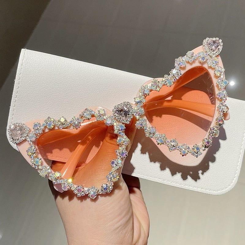 2022 Vintage Sexy Heart Sunglasses For Women Bennys Beauty World