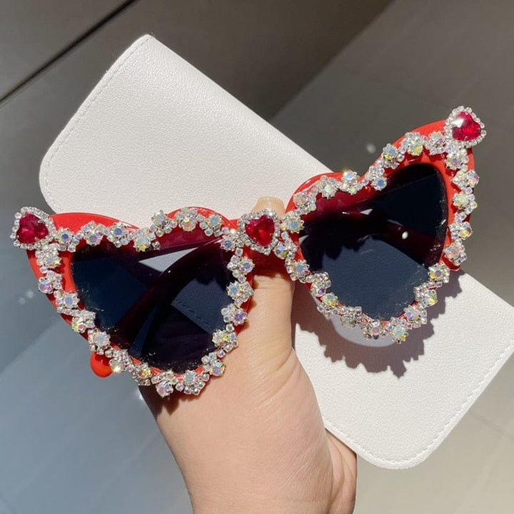 2022 Vintage Sexy Heart Sunglasses For Women Bennys Beauty World
