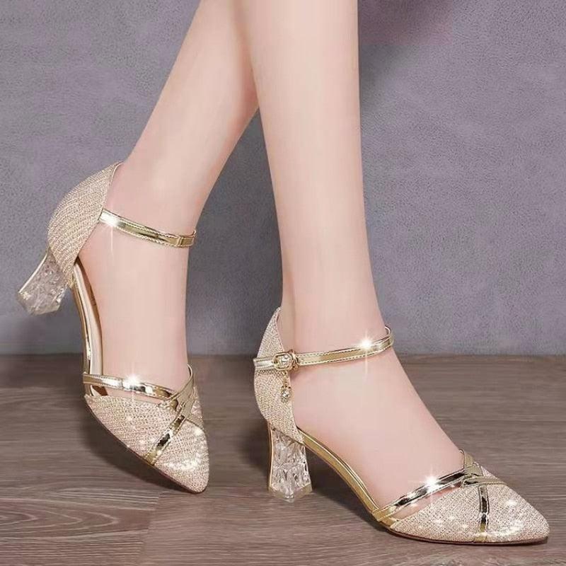 Sequin hot sale stiletto heels