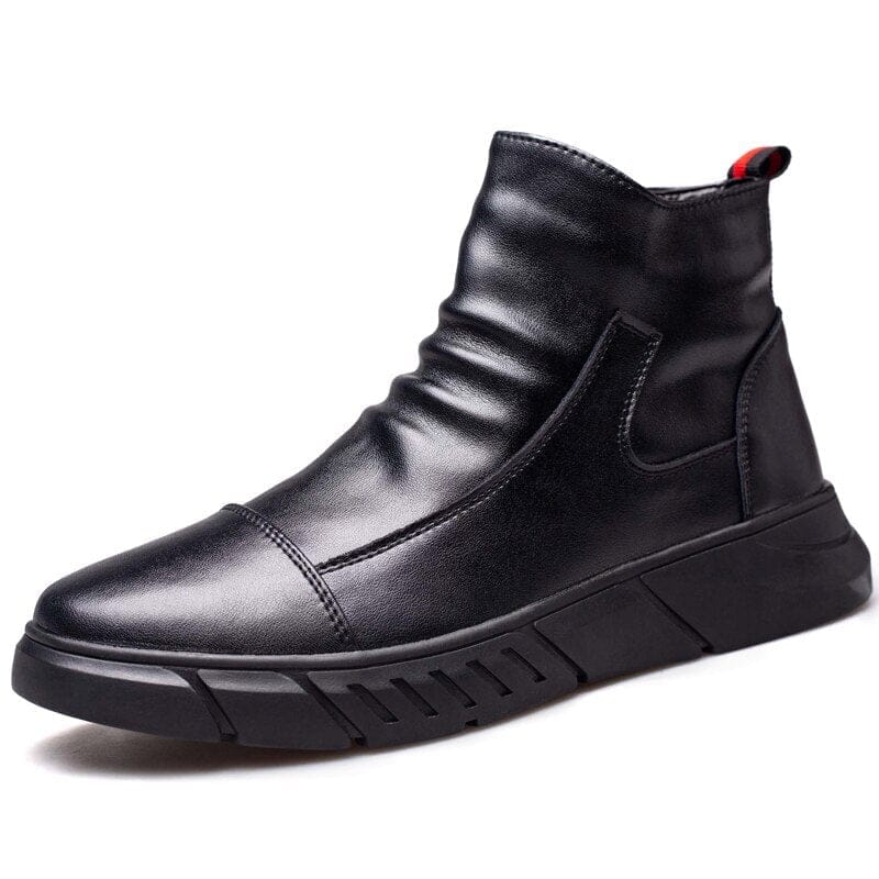 2023 Leather Boots Men Safety Shoes Men For Work Boots Bennys Beauty World