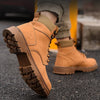 2023 Leather Boots Men Safety Shoes Men For Work Boots Bennys Beauty World