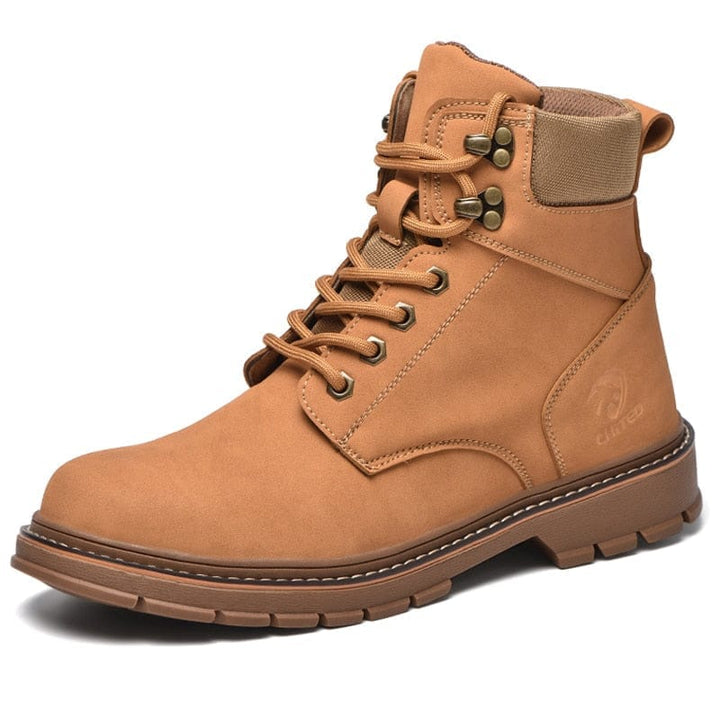 2023 Leather Boots Men Safety Shoes Men For Work Boots Bennys Beauty World