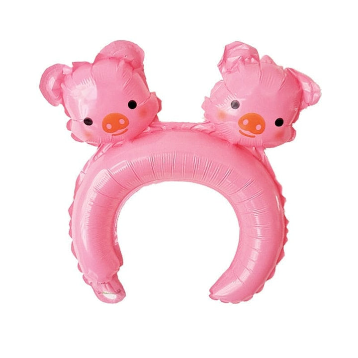 20pcs Cute Animal Tiara Headband Balloon Bennys Beauty World