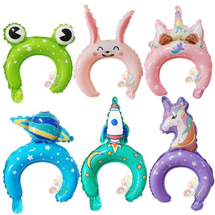 20pcs Cute Animal Tiara Headband Balloon Bennys Beauty World