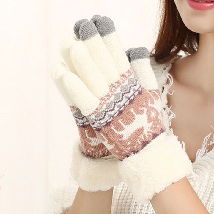 Velvet winter warm gloves-Gloves-Bennys Beauty World