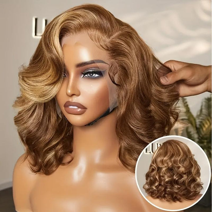 Ombre Lace Front Wig Human Hair Body Wave - Bennys Beauty World