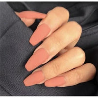 24 Pcs DIY Frosted Artificial Nails Bennys Beauty World