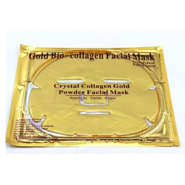 24K Gold Collagen Face Mask Crystal Gold Collagen Facial Masks Bennys Beauty World