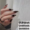 24PCS Fake Nails With Glue Rhinestones Bennys Beauty World
