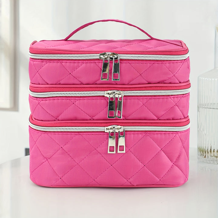 Stylish and lightweight large-capacity makeup bag