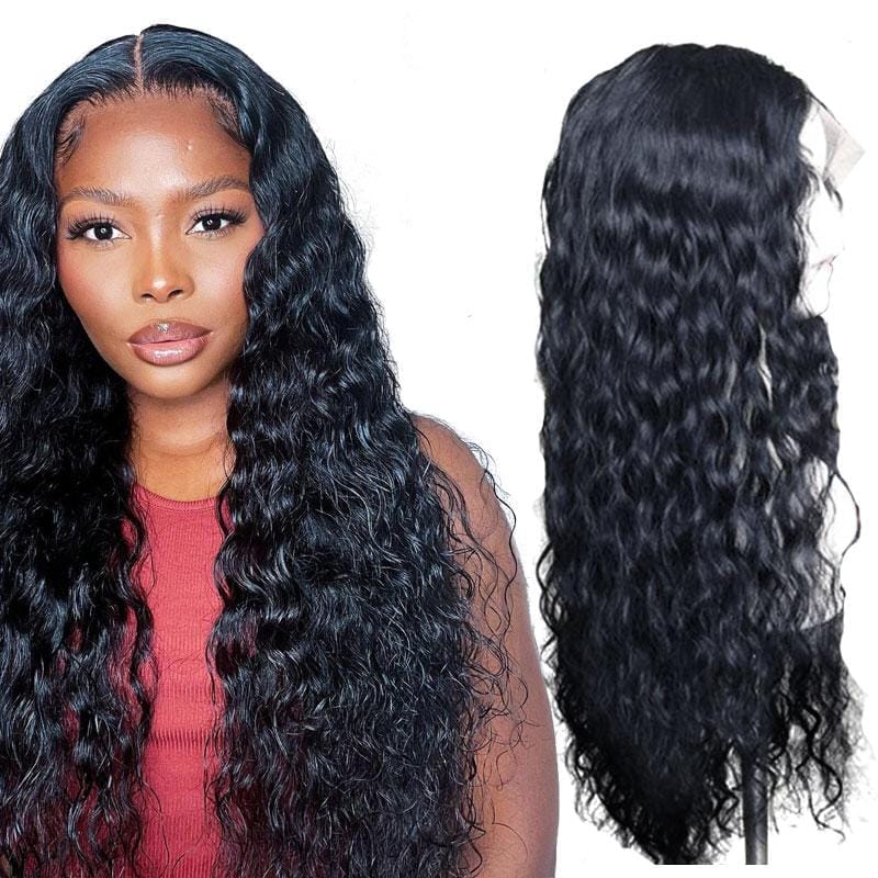 24inch 13*4 HD Lace Full Frontal Water Wave Wig Bennys Beauty World